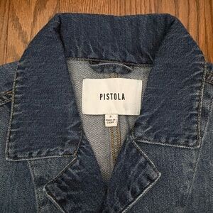 Pistola Grover Denim Short Sleeve Field Jumpsuit